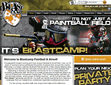 Tablet Screenshot of blastcamp.com